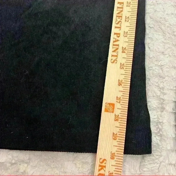 KORI America Coduroy Black Wide Leg Jumpsuit Sz M Cute Retro Preppy School Fall - Picture 13 of 14
